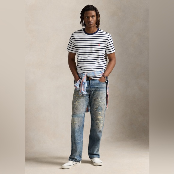 Polo by Ralph Lauren Classic Fit Striped Jersey T-Shirt - Picture 3 of 12